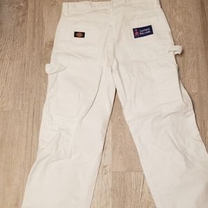Dickies white utility pant
